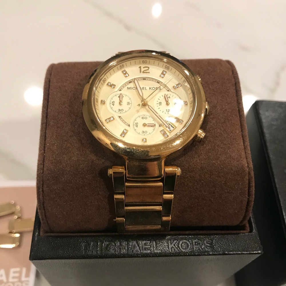 Michael Kors gold watch